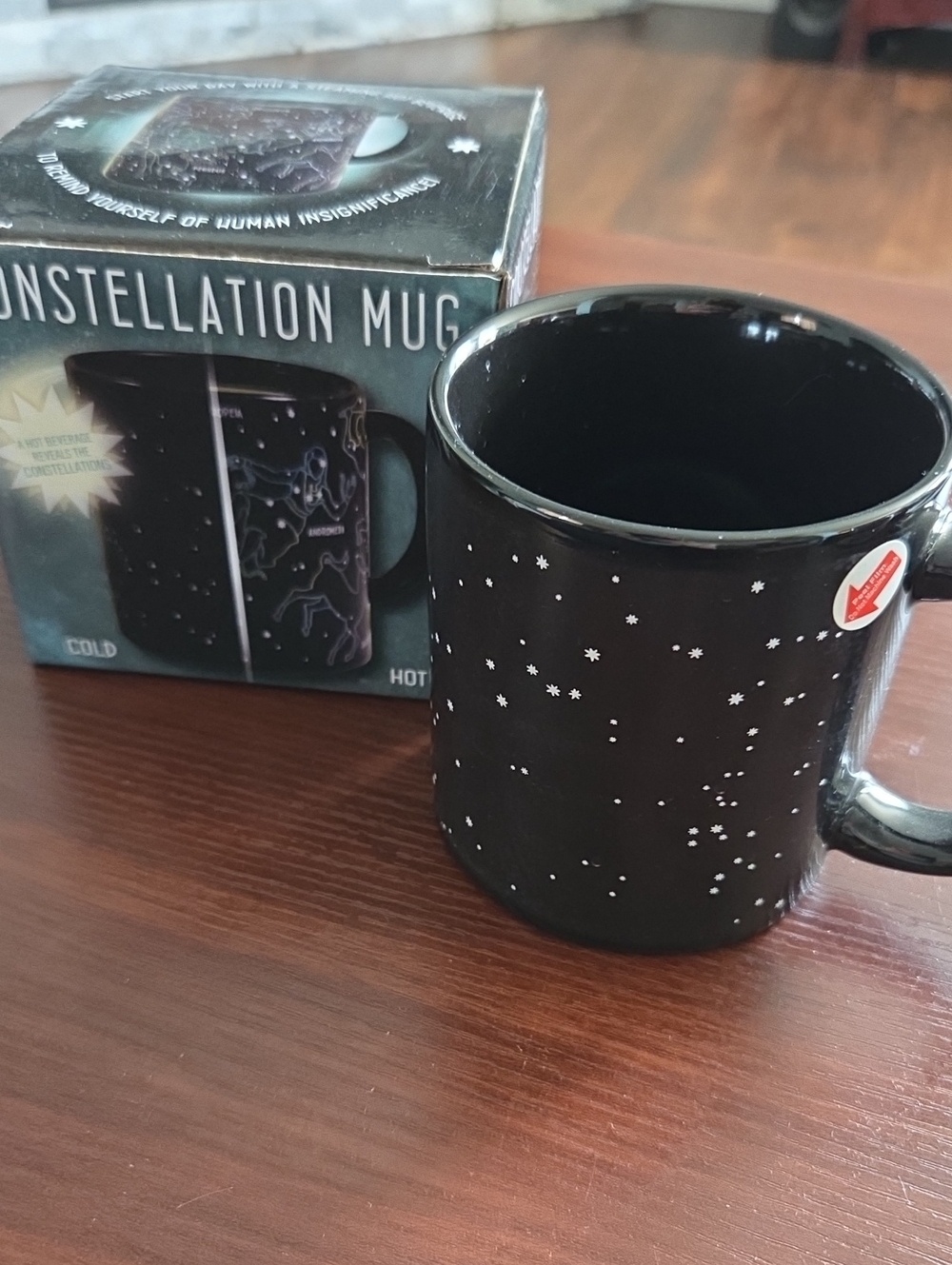 Constellation Color-Changing Mug - Black New in Box.